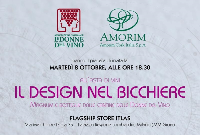 Siamo presenti all&#039;asta dei vini “Il Design nel bicchiere”