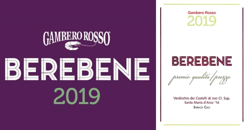 BereBene 2019 - Gambero Rosso Premio Qualità Prezzo