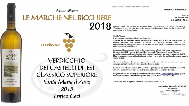 &quot;Le Marche nel Bicchiere&quot; edizione 2018