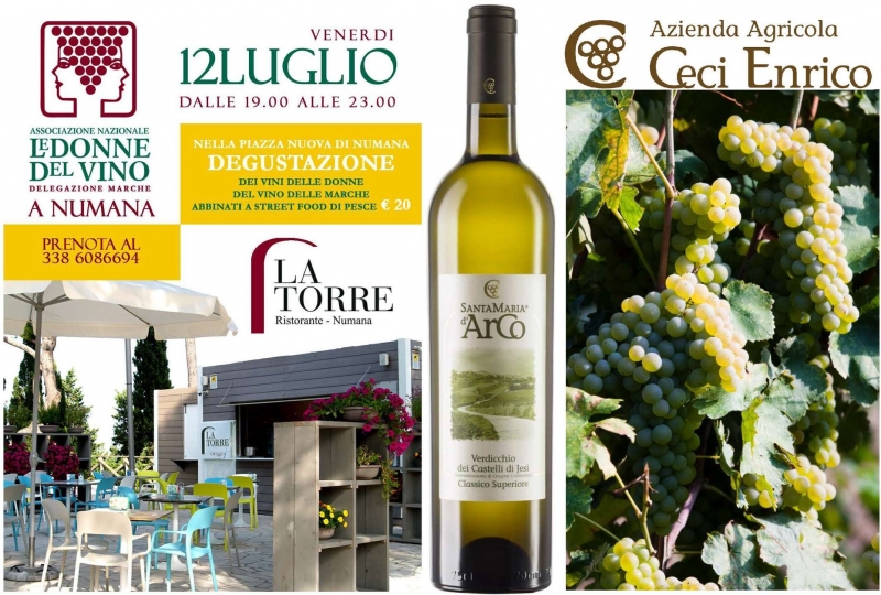 Le Donne Del Vino in piazzetta a Numana